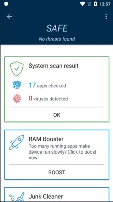 Antivirus Mobile android App screenshot 2